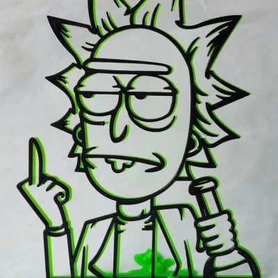Rick Sanchez Silhouette Remix Remix