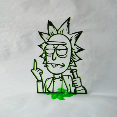 Rick Sanchez Silhouette Remix Remix