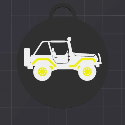 Móc khóa offroad 4x4