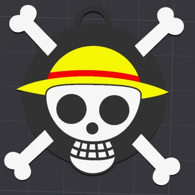 Móc Khóa Logo One Piece Siêu Chất