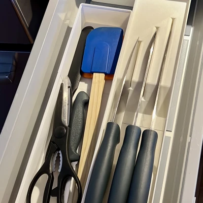 Hộp Chia Ngăn Dao Và Bạc Đĩa Gridfinity