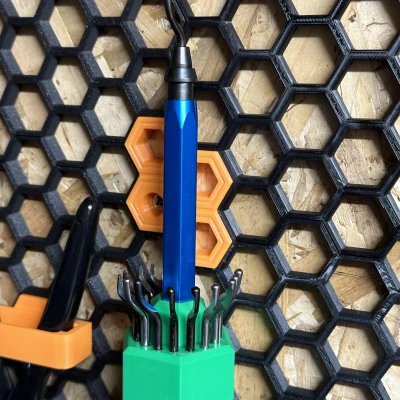 Giá đỡ dao rọc giấy - Thiết kế lục giác