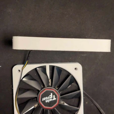 Bộ Chuyển Đổi Quạt GPU Sang Quạt PC Hướng Trục 93mm