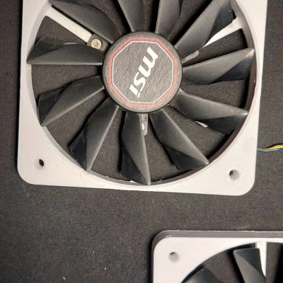 Bộ Chuyển Đổi Quạt GPU Sang Quạt PC Hướng Trục 93mm