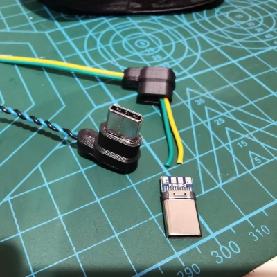 Đầu cắm USB Type C góc 90 độ đực