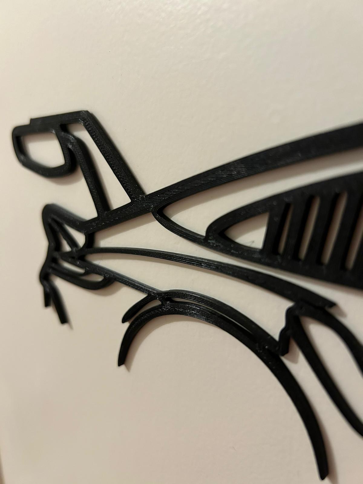 Trang trí tường hình bóng Porsche 911 992 GT3RS