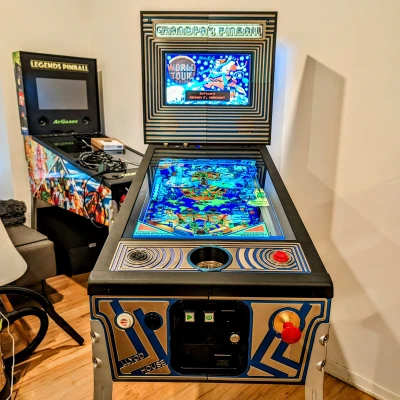 Viền sau máy pinball AtGames Legends