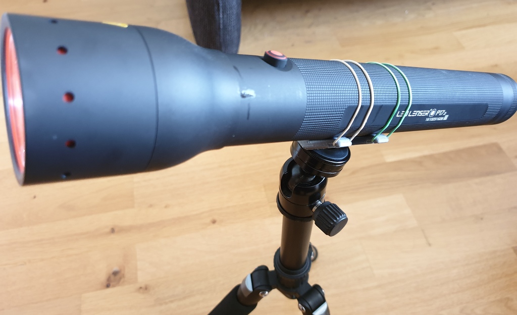 Đế Gắn Đèn Pin Lên Tripod Đa Năng