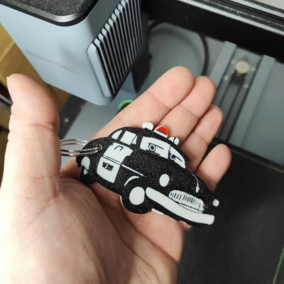 Móc Khóa Cảnh Sát Trưởng Xe Cars