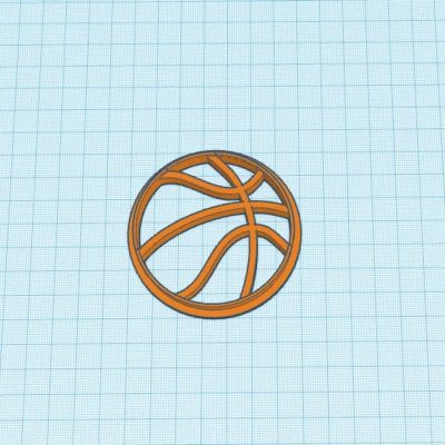 Khuôn Cắt Bánh Quy Hình Trái Bóng Rổ