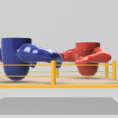 Boxing Ngón Tay Rock 'Em Sock 'Em