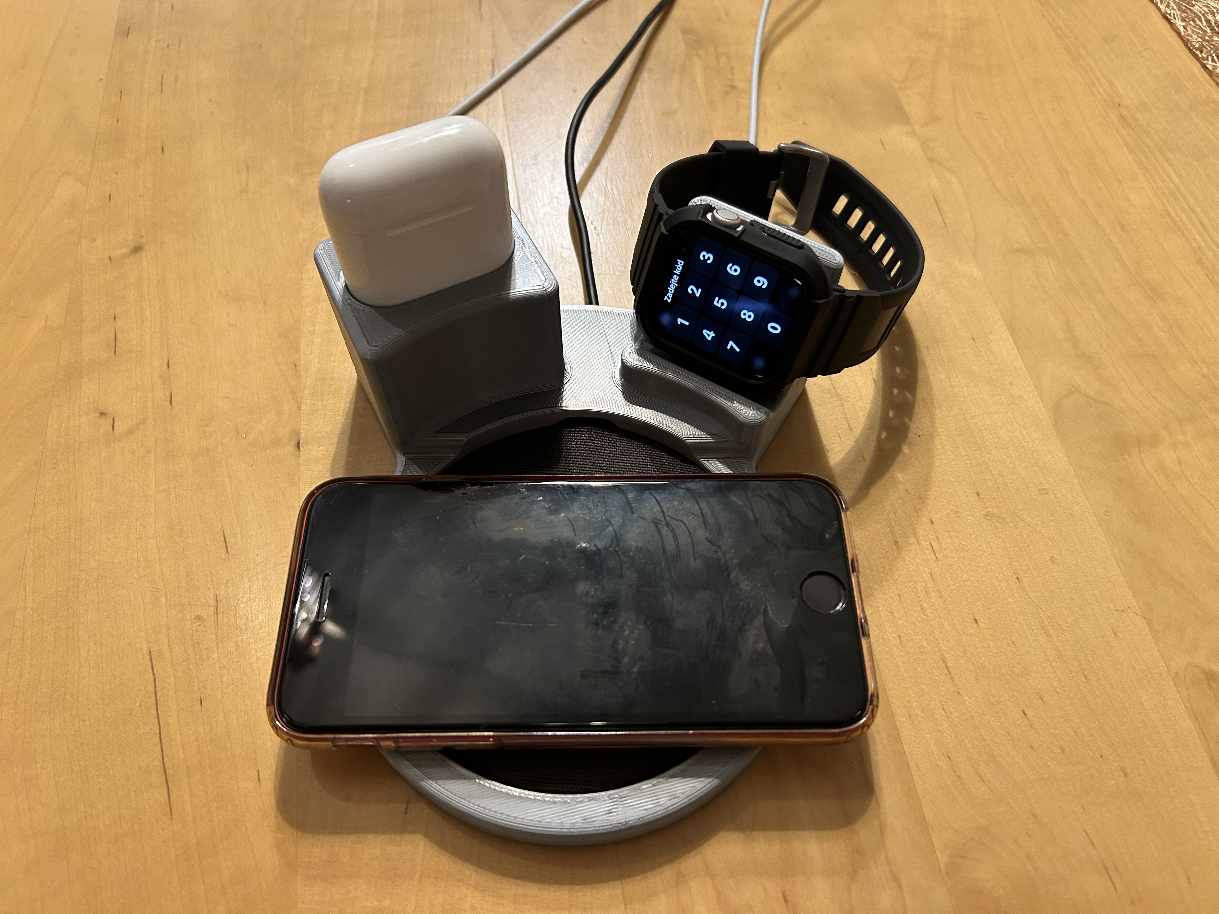 Giá đỡ đa năng cho Apple Watch, Airpods và iPhone