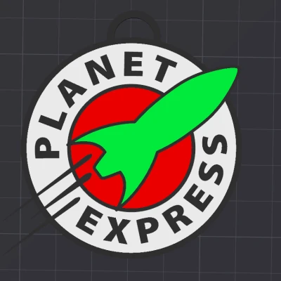 Móc Khóa Logo Planet Express