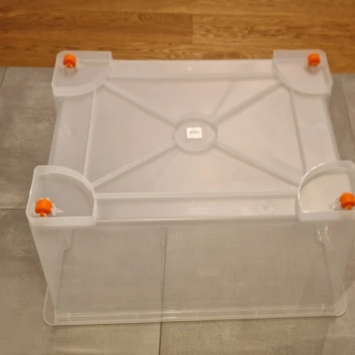 Bánh xe thay thế đơn giản cho Hộp Rotho Clear (Bauhaus)