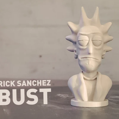 Rick và Morty - Rick Sanchez - Tượng Bán Thân