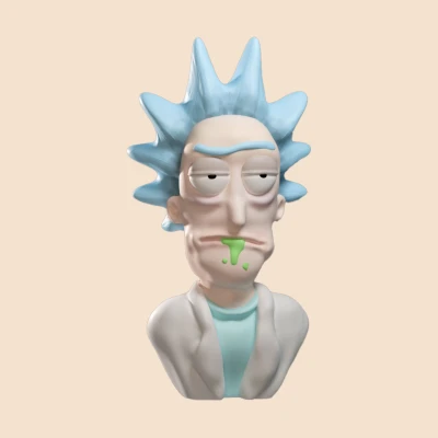 Rick và Morty - Rick Sanchez - Tượng Bán Thân