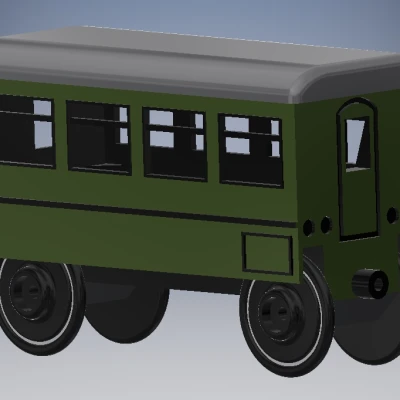 Mô hình Wagon Đường Ray Bằng Gỗ Cá Nhân