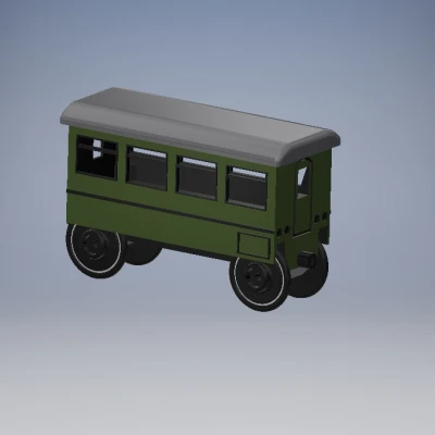 Mô hình Wagon Đường Ray Bằng Gỗ Cá Nhân