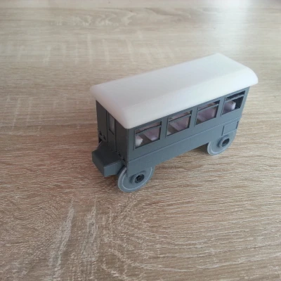 Mô hình Wagon Đường Ray Bằng Gỗ Cá Nhân