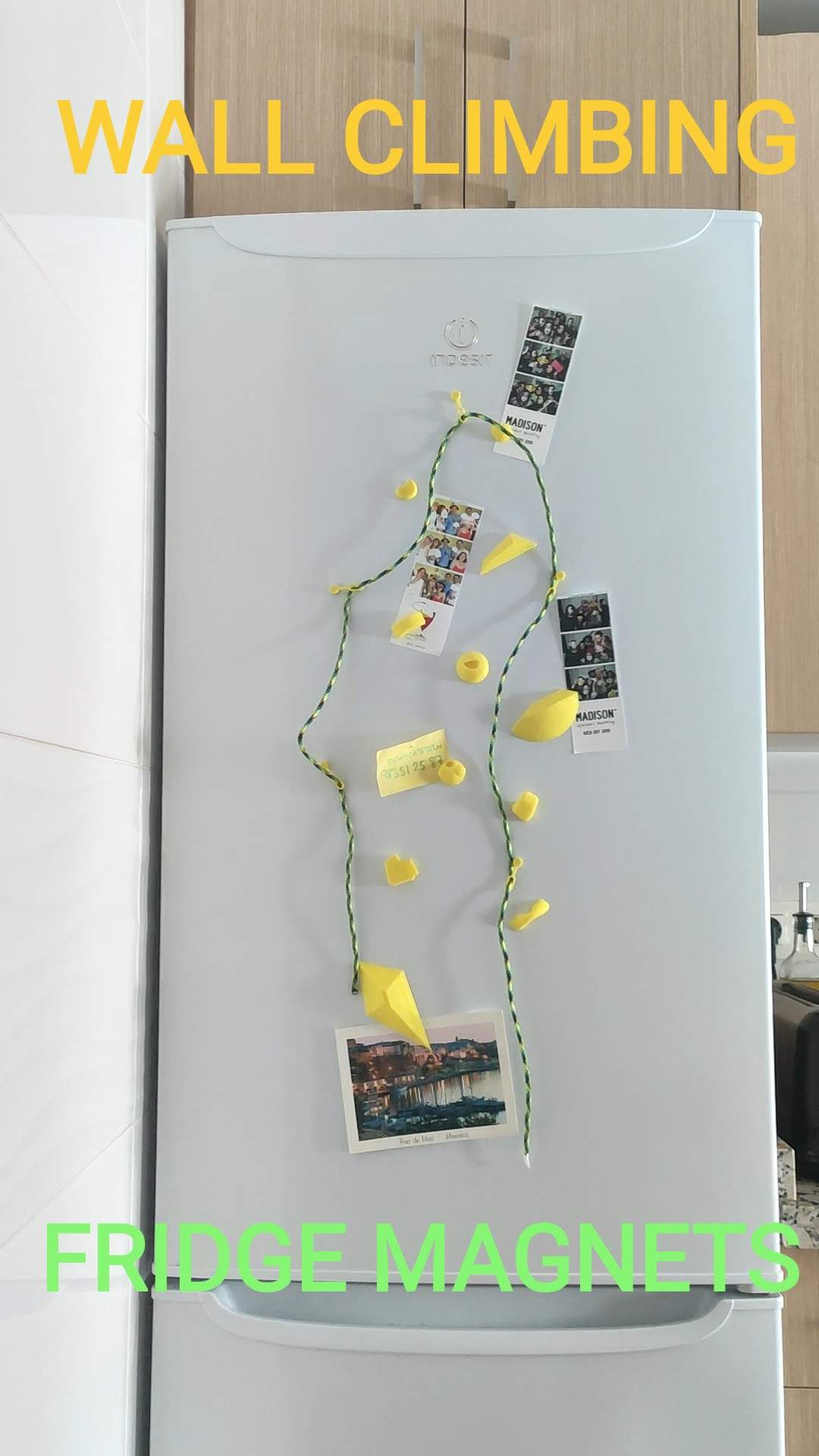 Nam Châm Tủ Lạnh Leo Tường