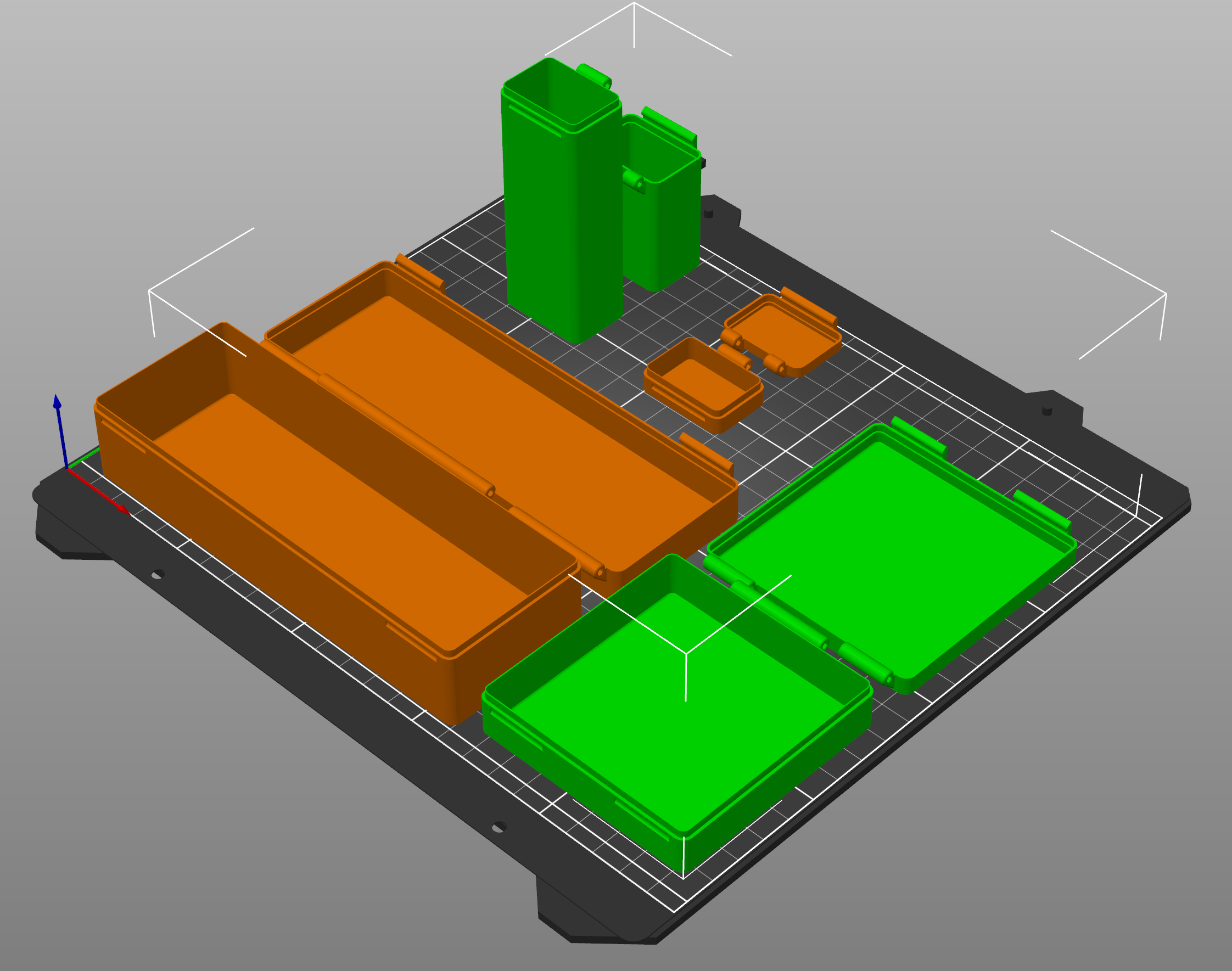 Hộp Đựng Đồ Tổ Chức Có Nắp Gài