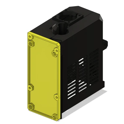 Tấm gắn hộp điện tử Prusa MK3 vào khung RAMPS