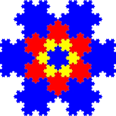 Cây Thông Noel - Bông Tuyết Koch Đôi