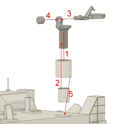Mô hình Xe tự hành Sao Hỏa M2020 Perseverance