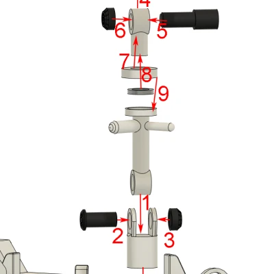Mô hình Xe tự hành Sao Hỏa M2020 Perseverance