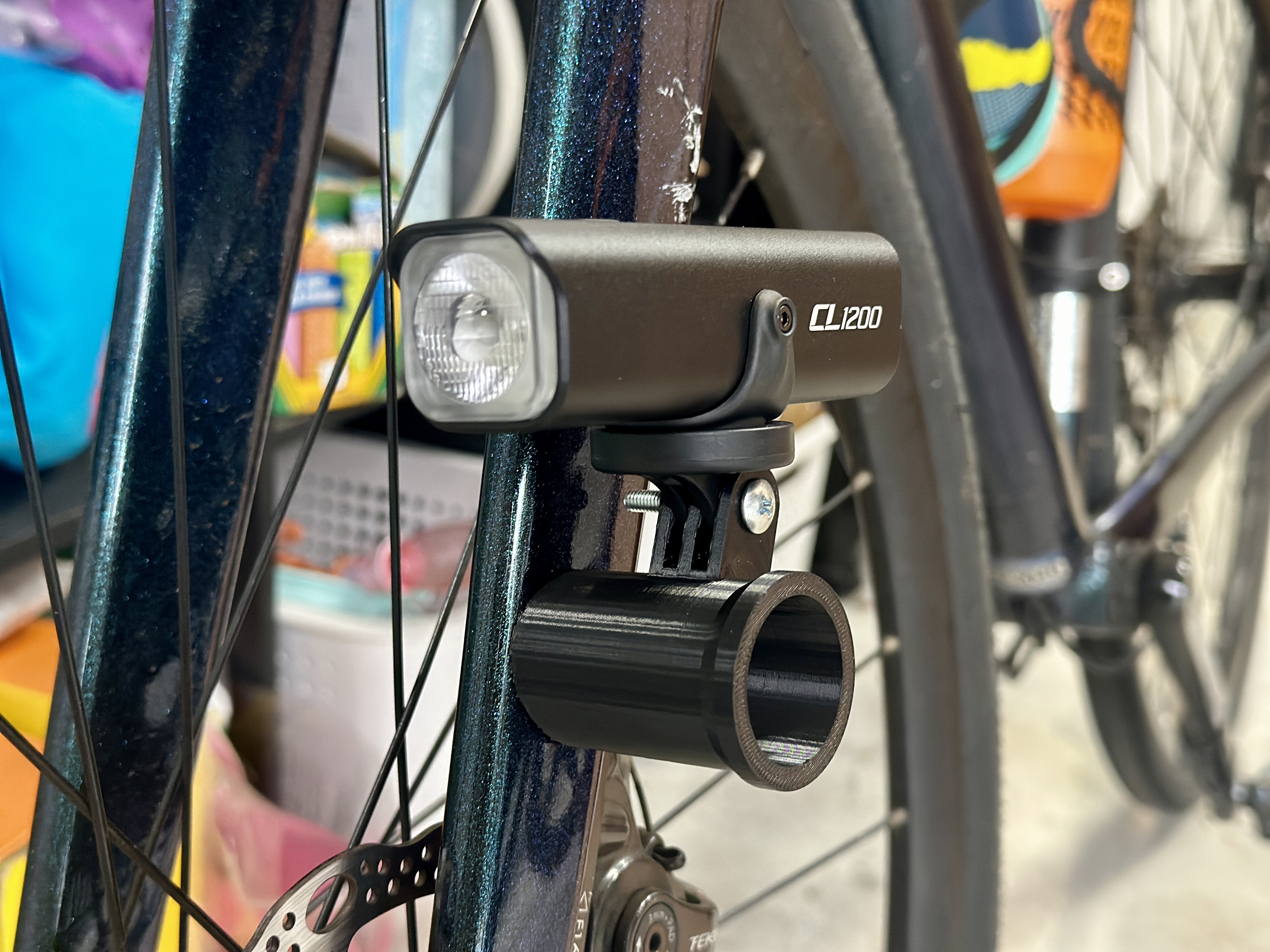 Giá Gắn Camera GoPro / Đèn Xe Đạp Lên Càng Trước