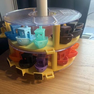 Tháp Benchy - Giá đỡ spool sáng tạo