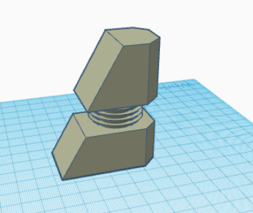 Chân đế máy in 3D chống sốc, cao 70mm