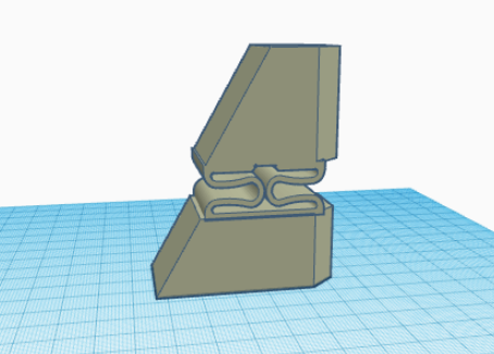 Chân đế máy in 3D chống sốc, cao 70mm