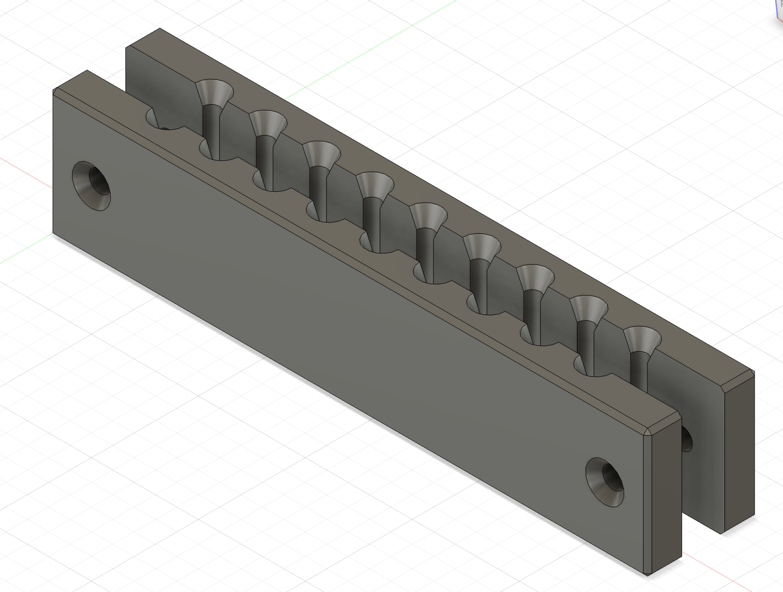 Giá Đỡ 9x Ống Bowden Cho ERCF v2