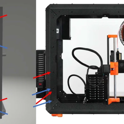Giá đỡ E-Pump eSun tối ưu cho đế Original Prusa Enclosure