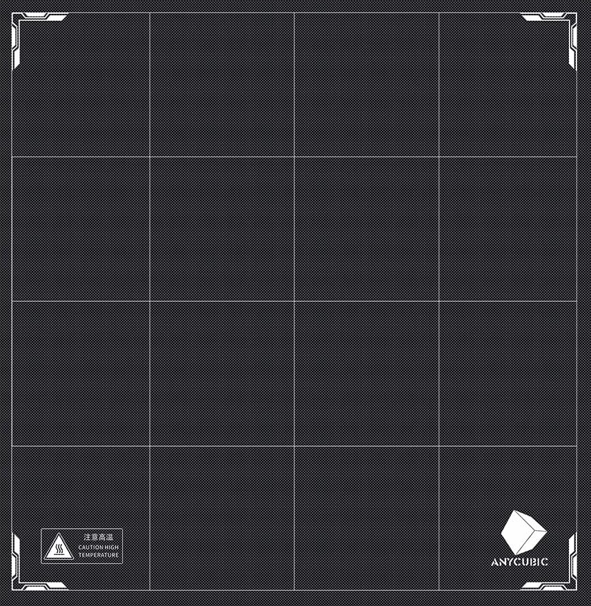 Anycubic Kobra 2 Pro - Bộ 4 Mẫu Khuôn & Họa Tiết Tấm Lót v2