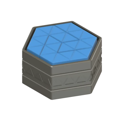 Xếp hình lục giác có hộp và nắp, không cần support