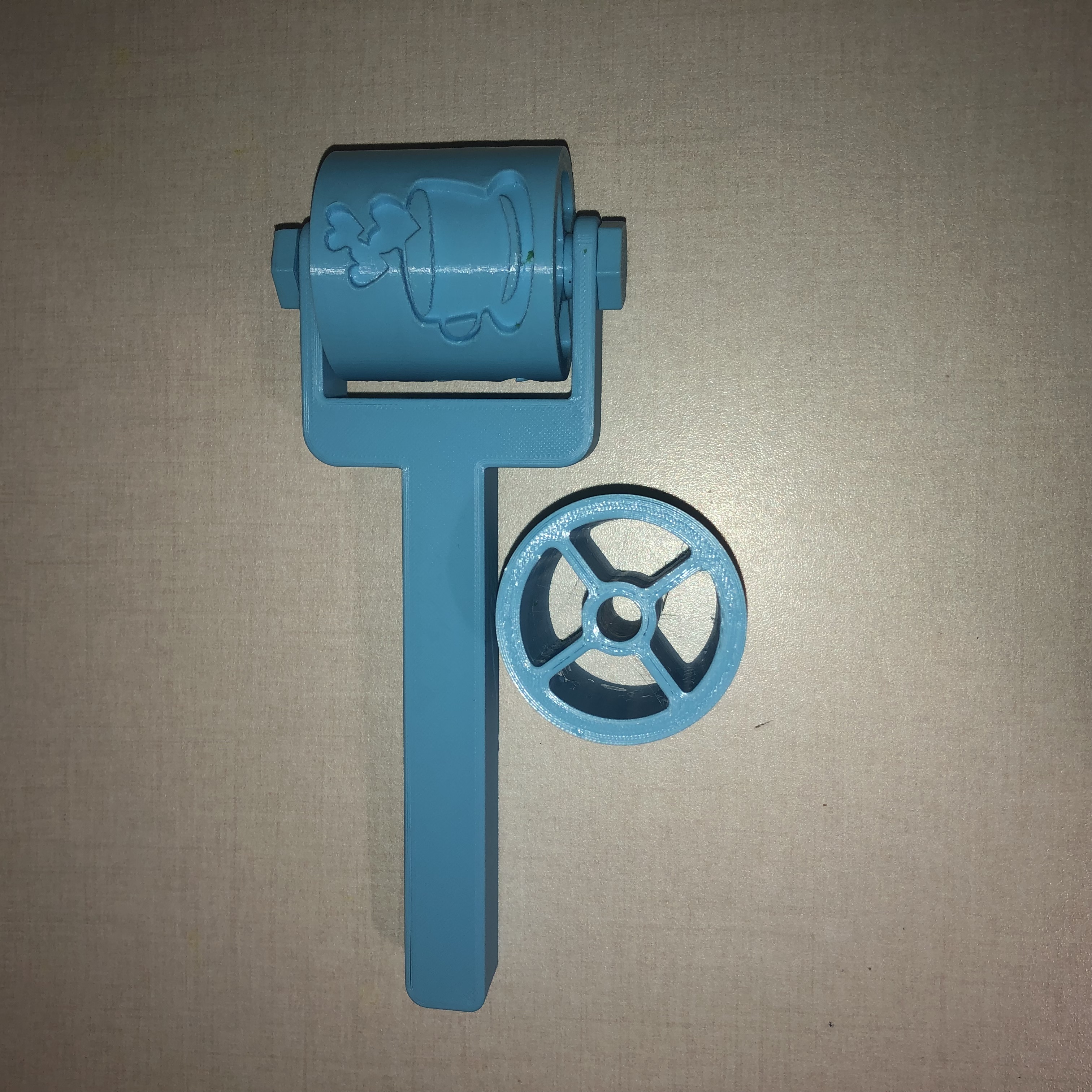 Cây cán bột bánh quy có hoa văn