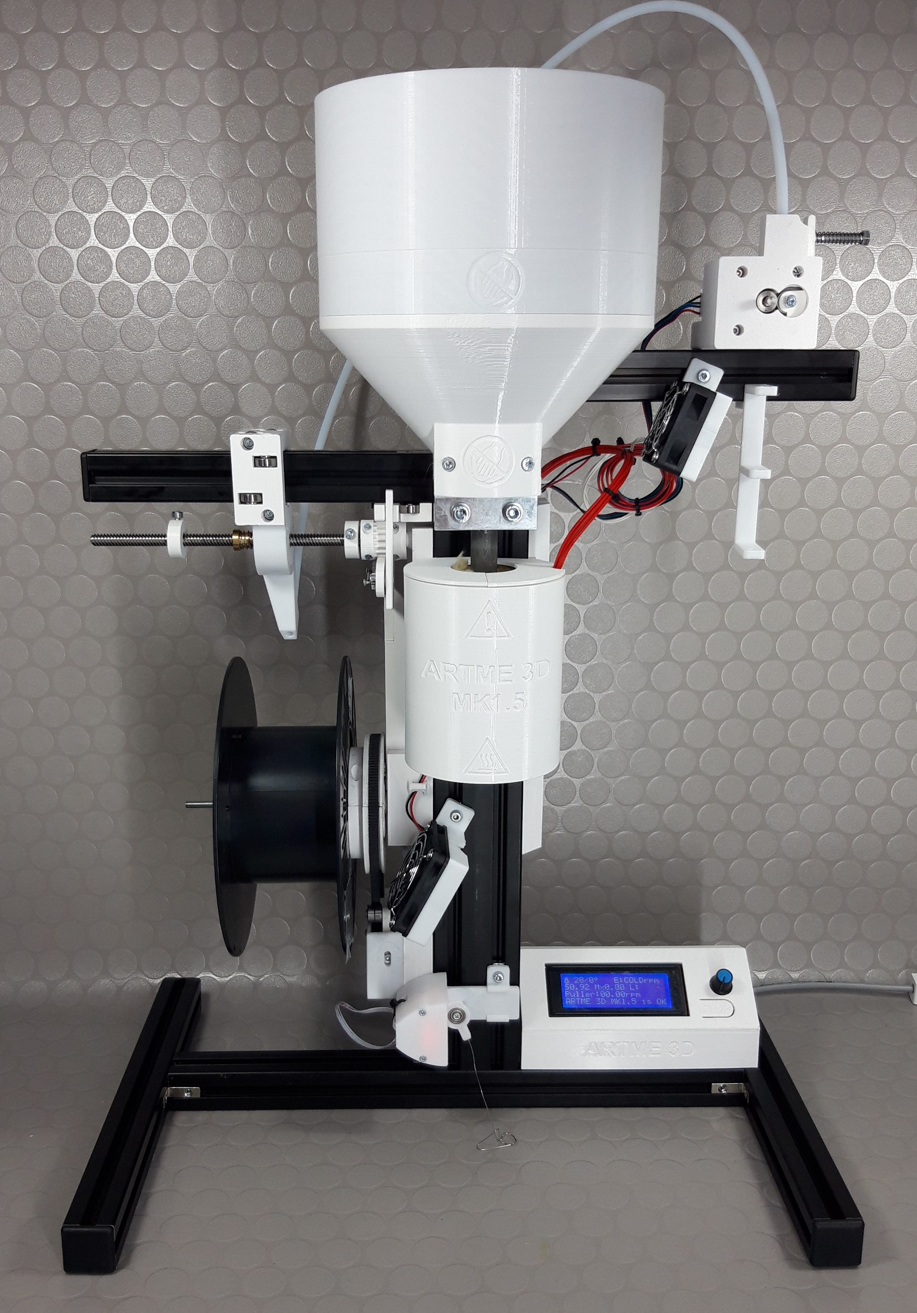 Máy đùn sợi nhựa để bàn Original Desktop Filament Extruder MK2 bởi ARTME 3D