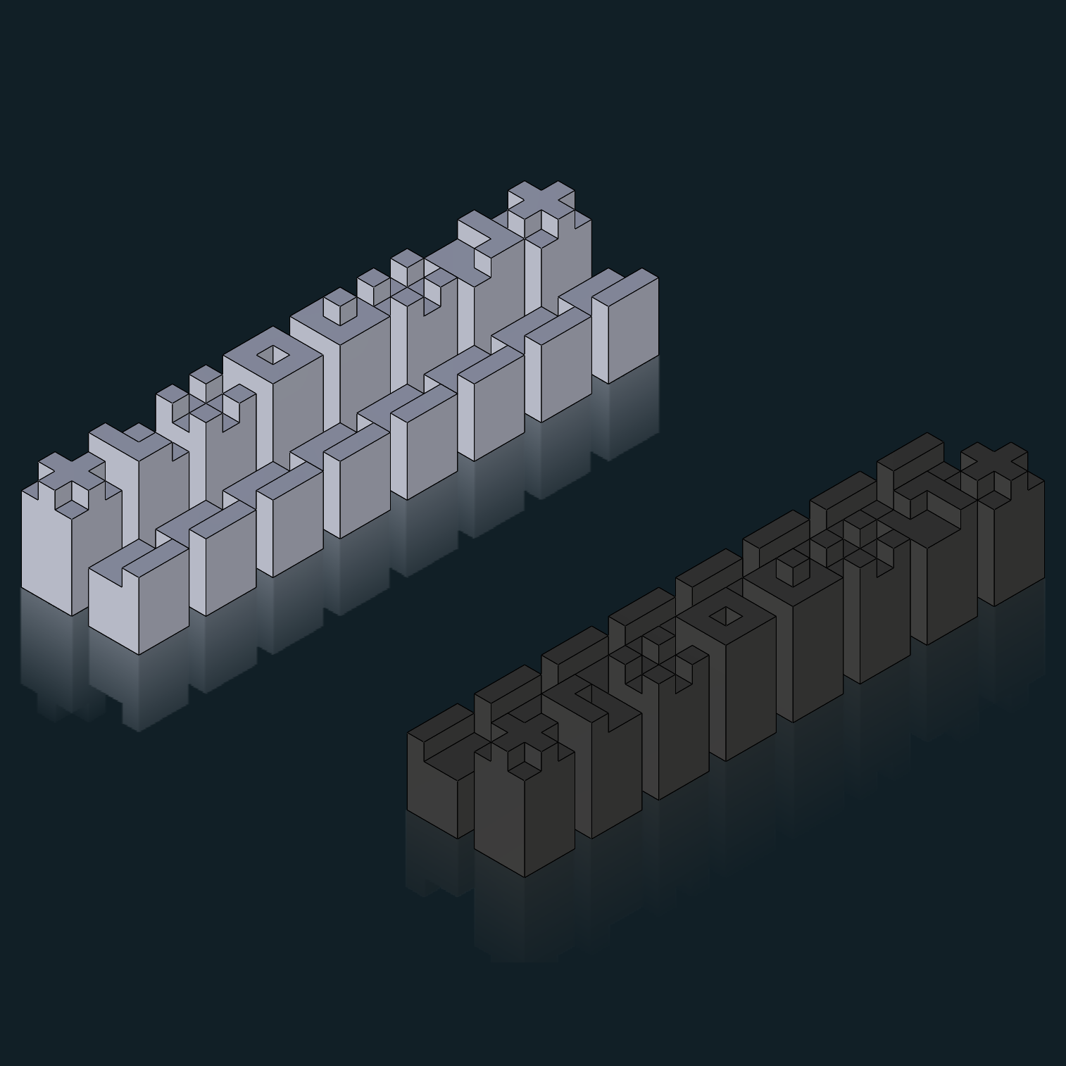 Bộ Cờ Vua - Thiết Kế Theo Kiến Trúc Tân Cổ Điển Phiên Bản 1