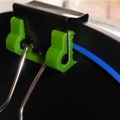 Kẹp Cuộn Dây Nhựa Có Thể Gập Lại