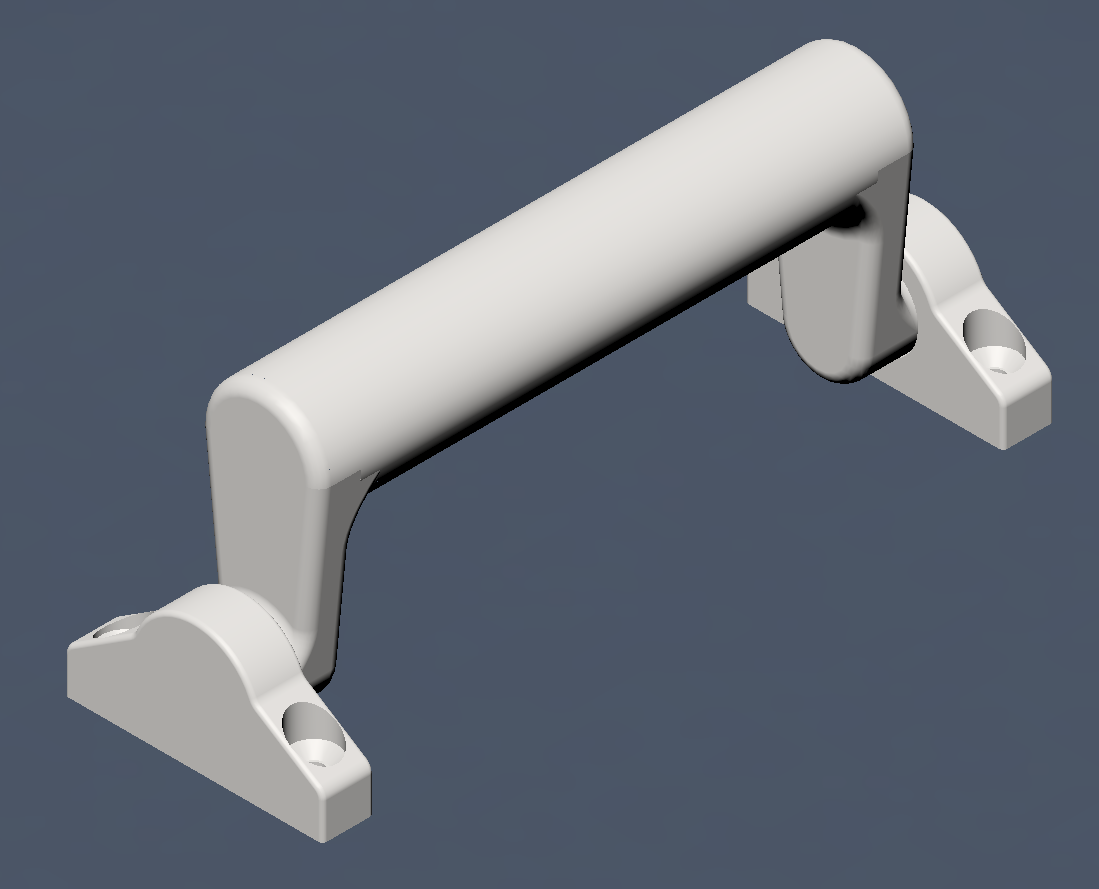 Tay cầm chắc chắn có thể gấp gọn