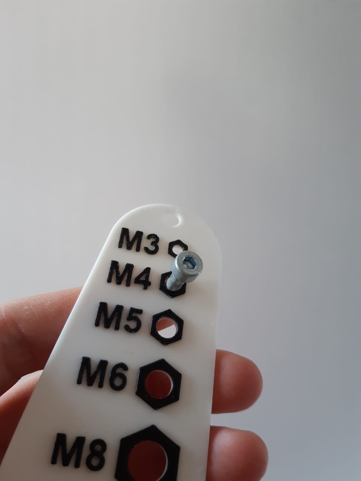 Thước đo bước ren cho ốc vít / bu lông theo hệ mét