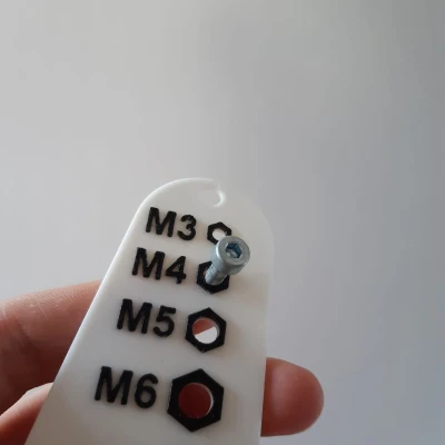 Thước đo bước ren cho ốc vít / bu lông theo hệ mét