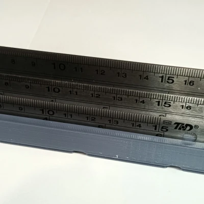 Khuôn Giữ Thước Kẻ & Bút Chì Gridfinity - Bộ Tổ Chức Chia Đôi 1x9