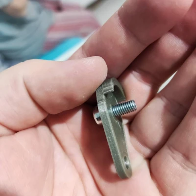 Giá đỡ thanh treo rèm IKEA (file STEP)