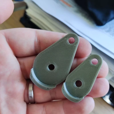 Giá đỡ thanh treo rèm IKEA (file STEP)