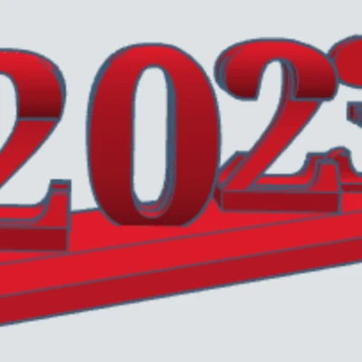 Chữ Lật Silvester 2023-2024 (50x200mm)