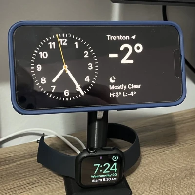 Đế Đỡ Apple iPhone & Đồng Hồ MagSafe (ESR HaloLock)