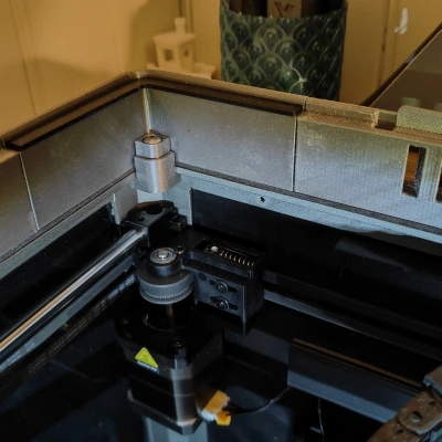 Khóa cho bộ Nâng Nắp Kính NorcoT Creality K1 Max (có Khe Thông Gió Trượt)